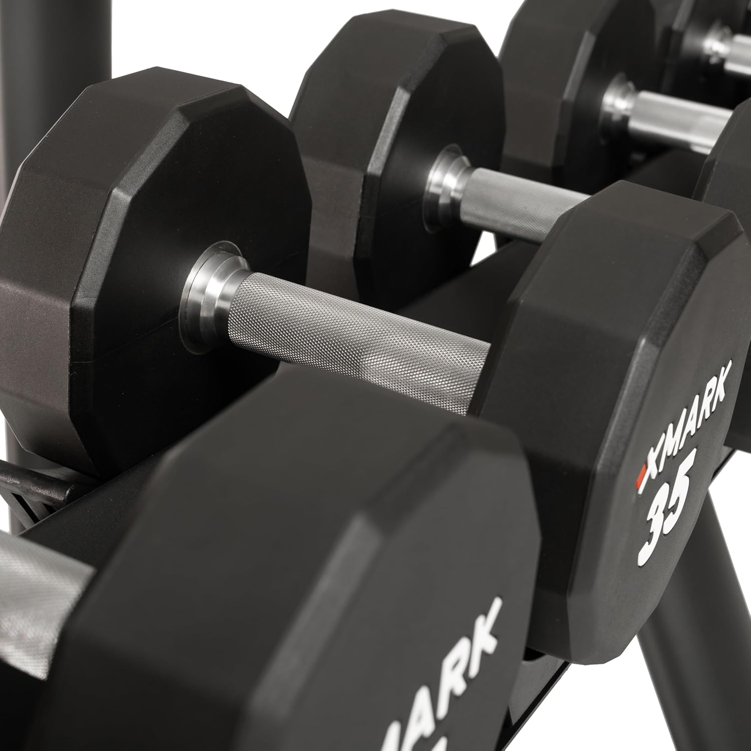 XMARK Dumbbell Weights Sets, 5-50lb and 5-75lb Dumbbell Sets, No Odor, Urethane Dumbbells, Commercial Gym and Home Gym Equipment