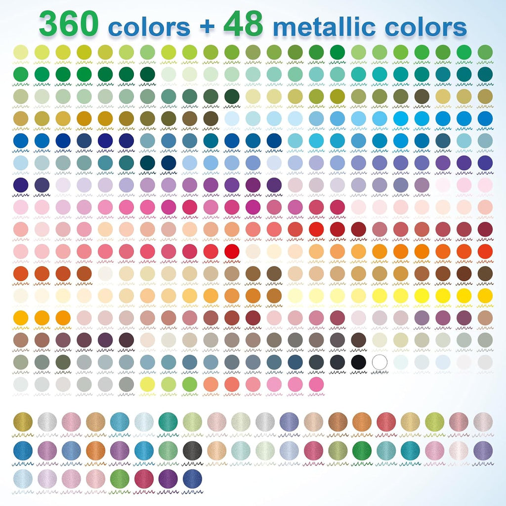 Guangna 408 Acrylic Paint Markers, Brush Tip Acrylic Paint Pens, Quick-Drying Waterproof Ink, for Rock Painting Plastic Wood Canvas Glass Ceramic Metal Art Crafts Supplies Gift