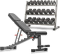 XMark Weights Dumbbells Set, 5 lb to 50 lb Dumbbell Pairs with Weight Storage Rack, Option of Dumbbell Rack Stand Only