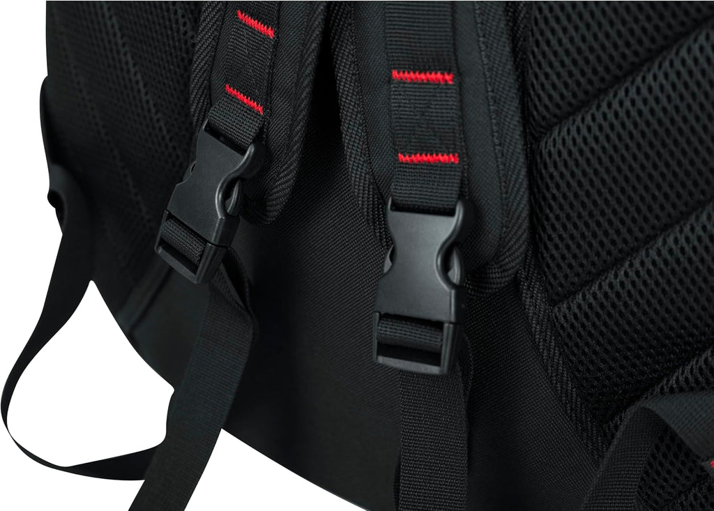 Gator Cases 4G-MiZone Series Gig Bag For Two Guitars with Adjustable Backpack Straps, Fits a Single Acoustic and a Single Electric Guitar (GB-4G-ACOUELECT)