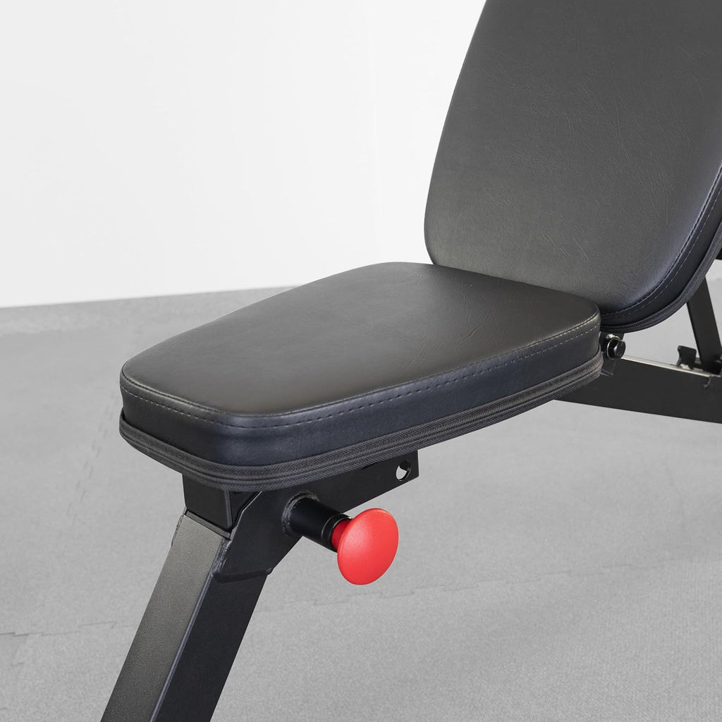 Best Fitness Folding Weight Bench (BFFID25) for Barbell and Dumbbell Exercises, Strength Training Home Gym Equipment, Incline & Decline Workouts