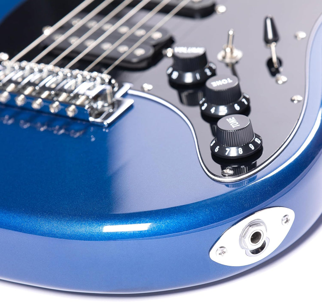 Grote Electric Solid Body Guitar Modern-GST For Beginners (Noble Blue)