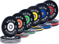 Valor Fitness Olympic Bumper Plate Pro - Weight Plates - Lifting Strength Conditioning Cross Training Workouts – Sold in Singles, Pairs, Sets - Workout Equipment