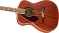 Fender Tim Armstrong Hellcat Concert Acoustic Guitar, with 2-Year Warranty, Natural, Walnut Fingerboard, Left-Handed