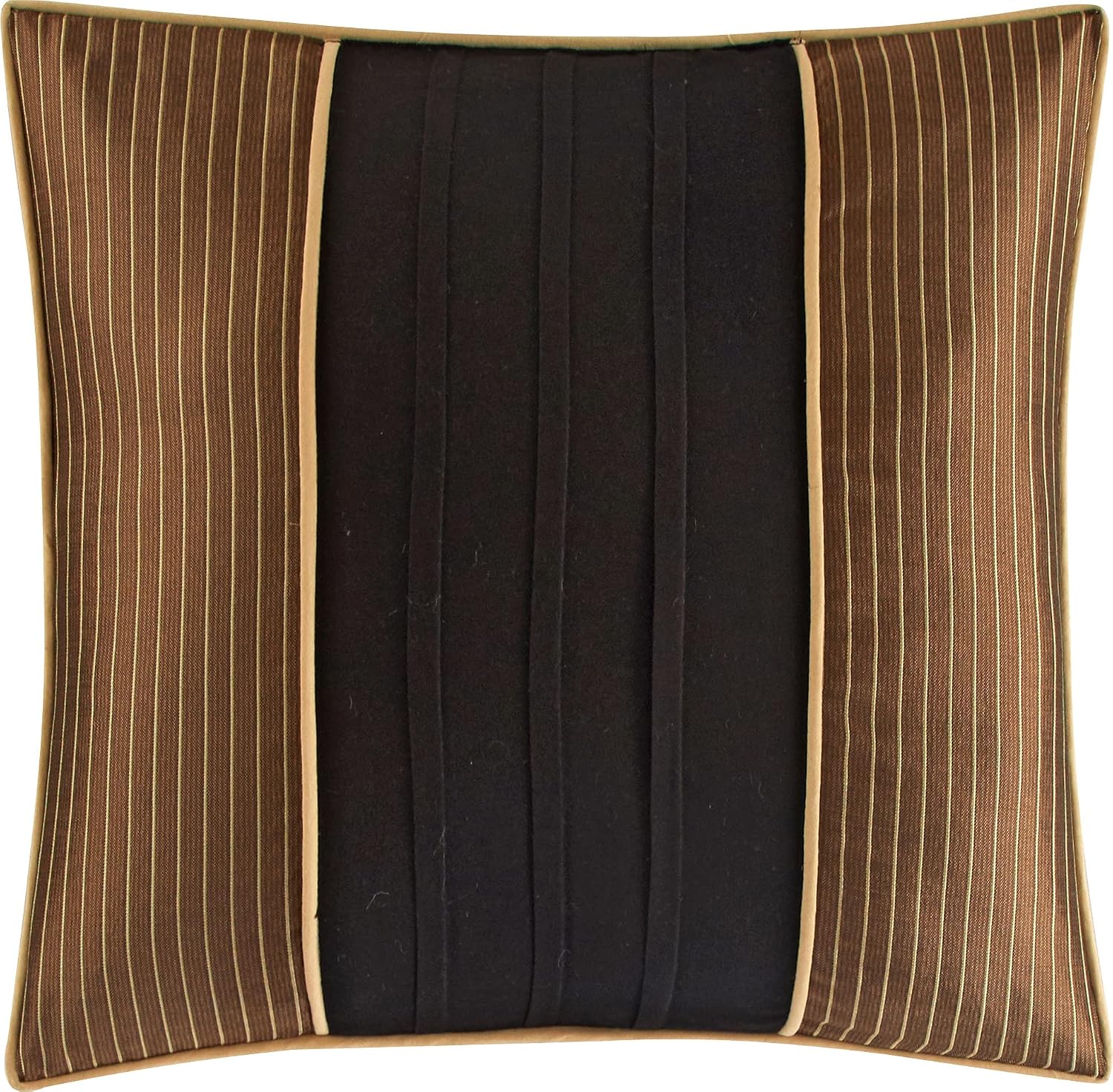 Grand Avenue Black/Gold Bed Comforter King Set, 7 Piece, Ultra Soft, Premium Microfiber, Pillow Shams Bedskirt, Jacquard Bedding Set, All Season