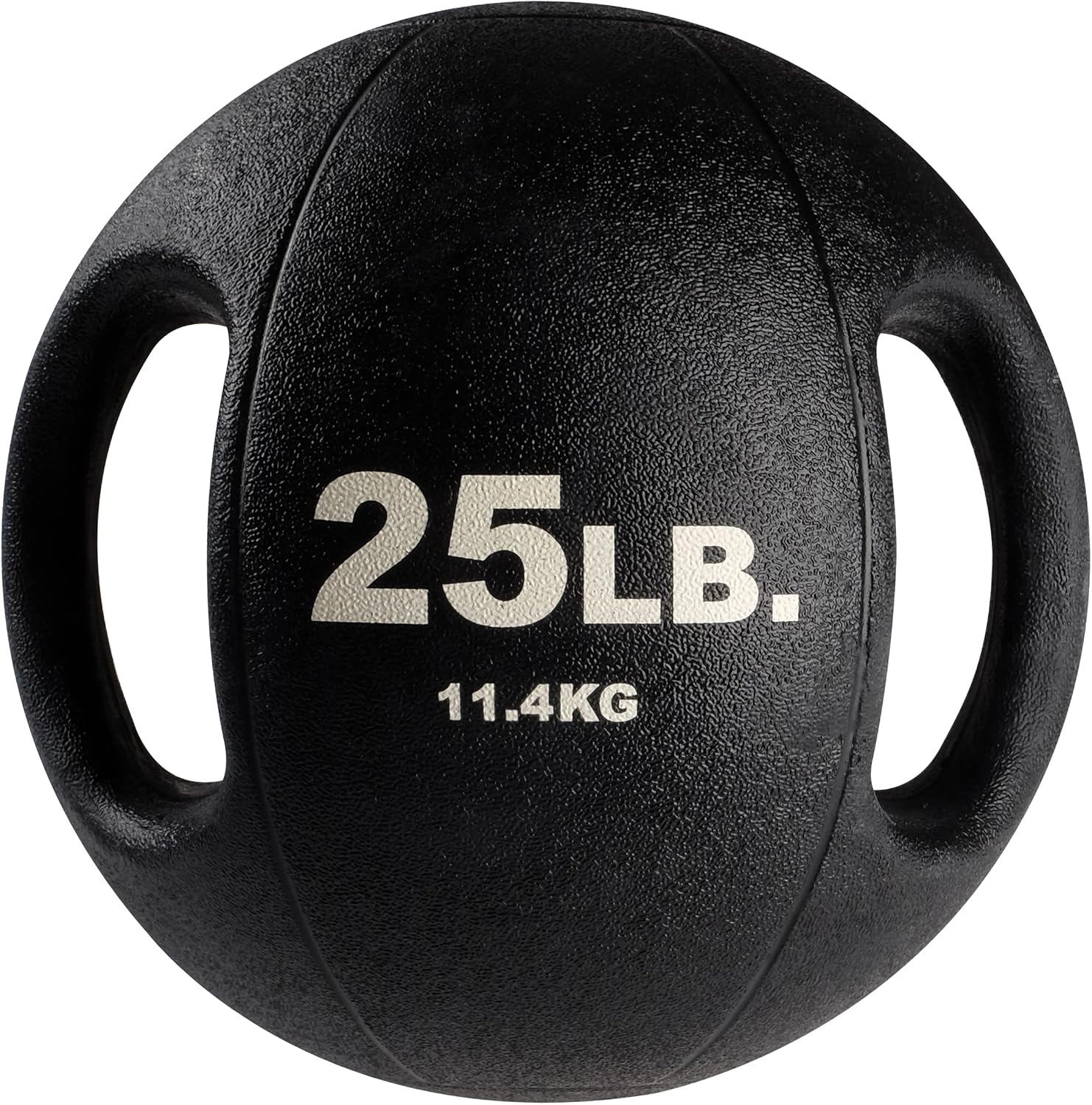 Body-Solid Heavy-Duty Exercise Medicine Balls with Dual Handles, Durable Non Slip Rubber Grip Medicine Ball for Weights Training, Weightlifting & Core Workouts.