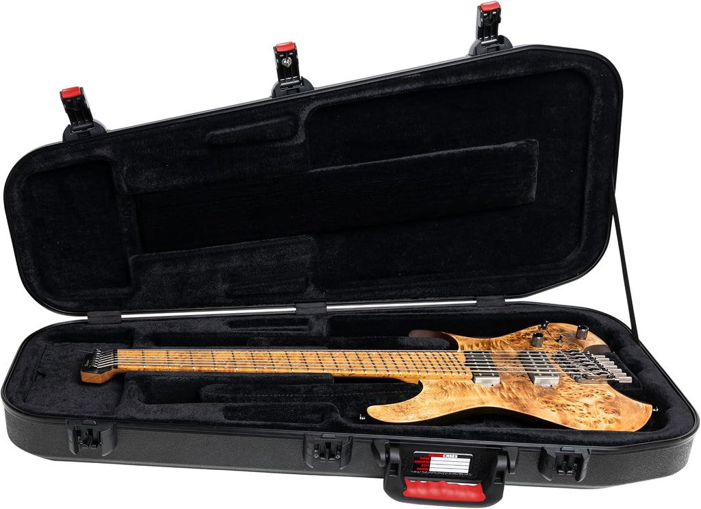 Gator Cases Molded Flight Case For Headless Electric Guitars With TSA Approved Locking Latch; (GTSA-HEADLESSELEC)