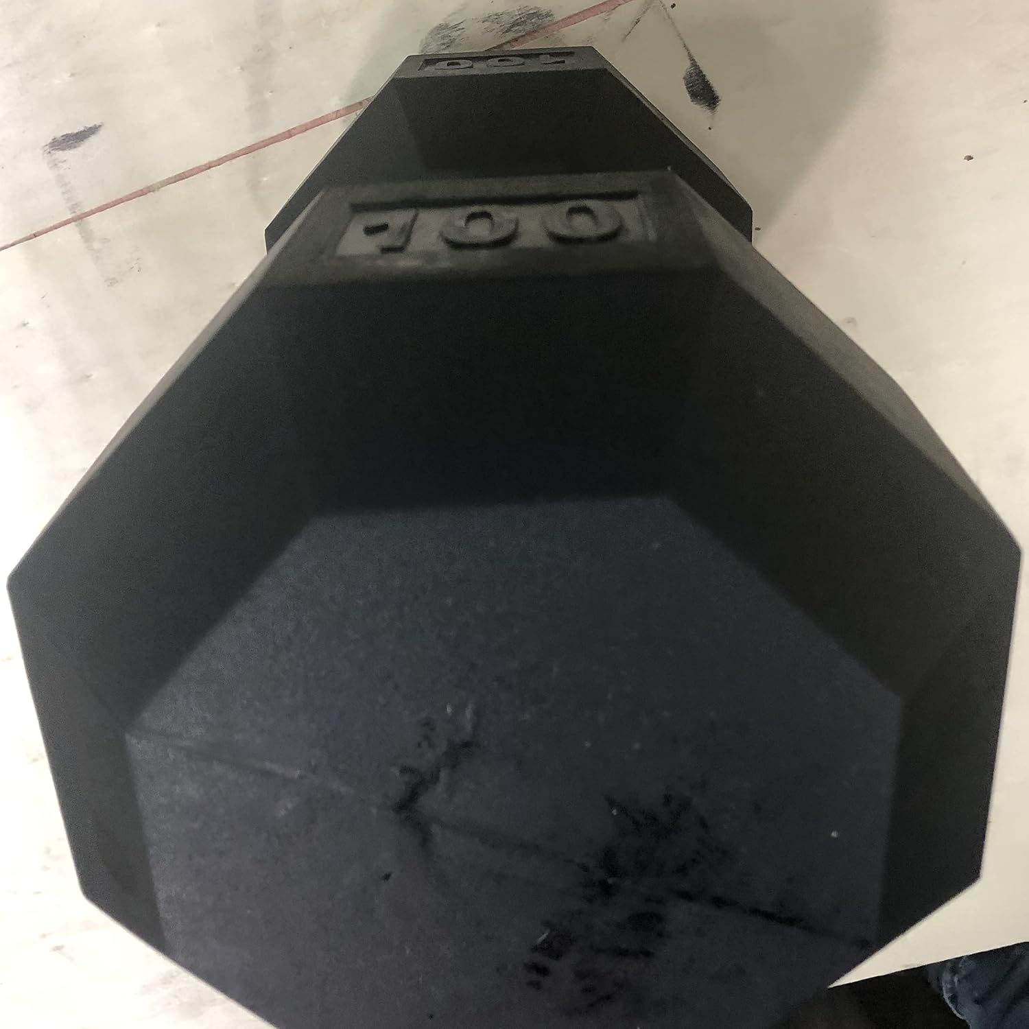 Ader Octagon Deluxe Professional Rubber Dumbbell Contoured Handle, Sold As 1 Piece (2 Lbs-120 Lbs)
