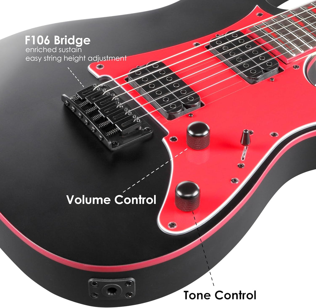 Ibanez GRG131DX - Black Flat