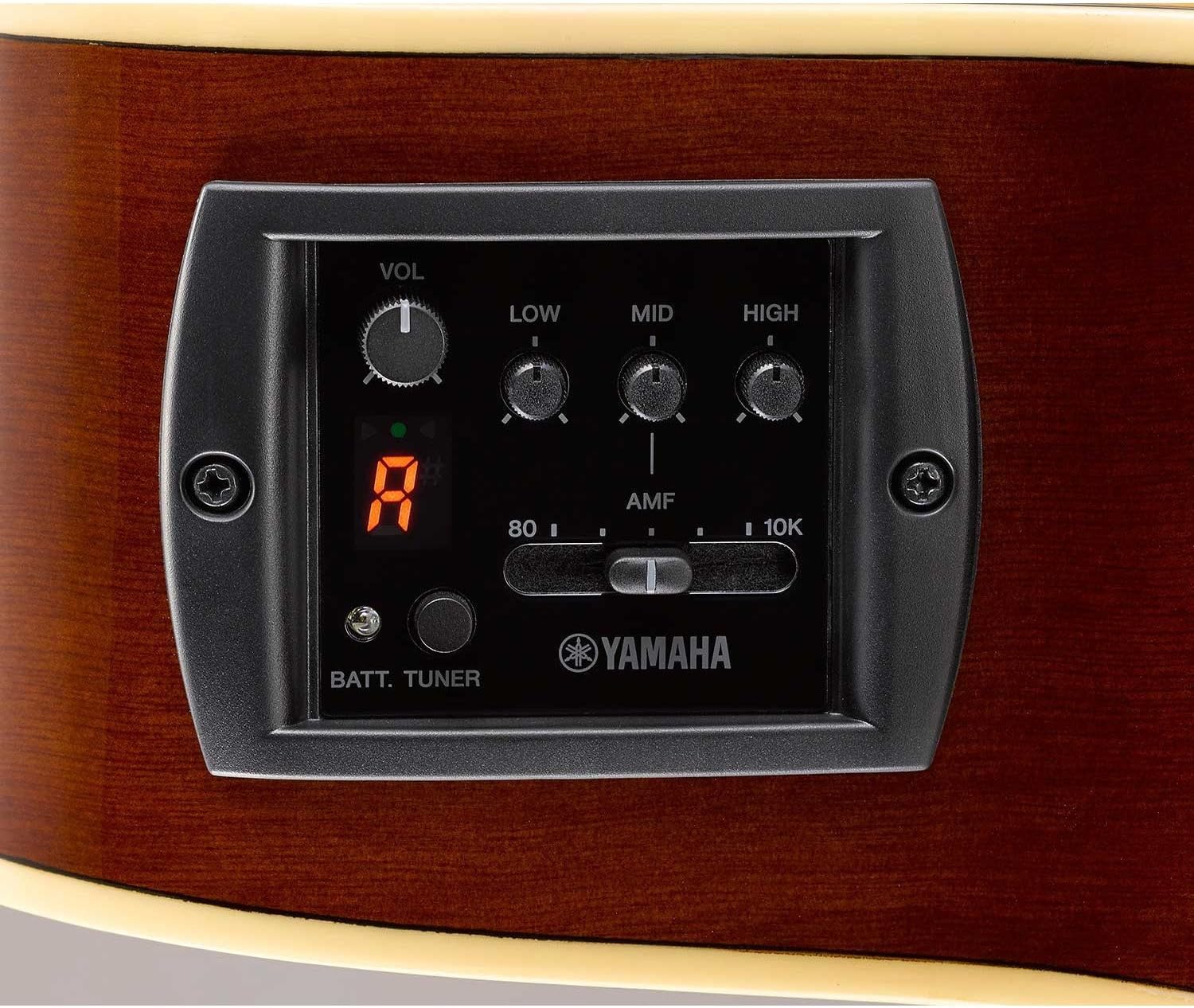 Yamaha APX600 NA Thin Body Acoustic-Electric Guitar, Natural