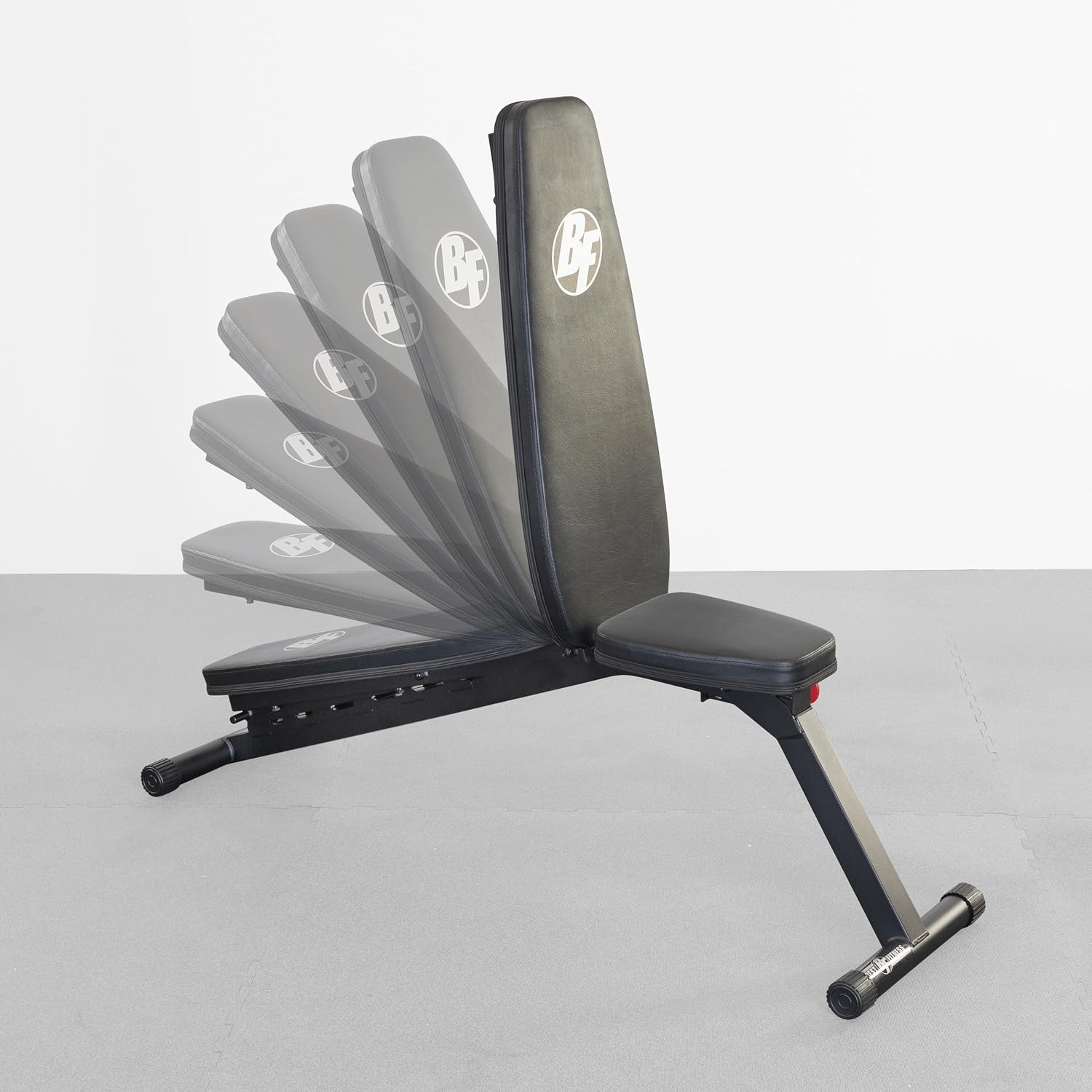 Best Fitness Folding Weight Bench (BFFID25) for Barbell and Dumbbell Exercises, Strength Training Home Gym Equipment, Incline & Decline Workouts