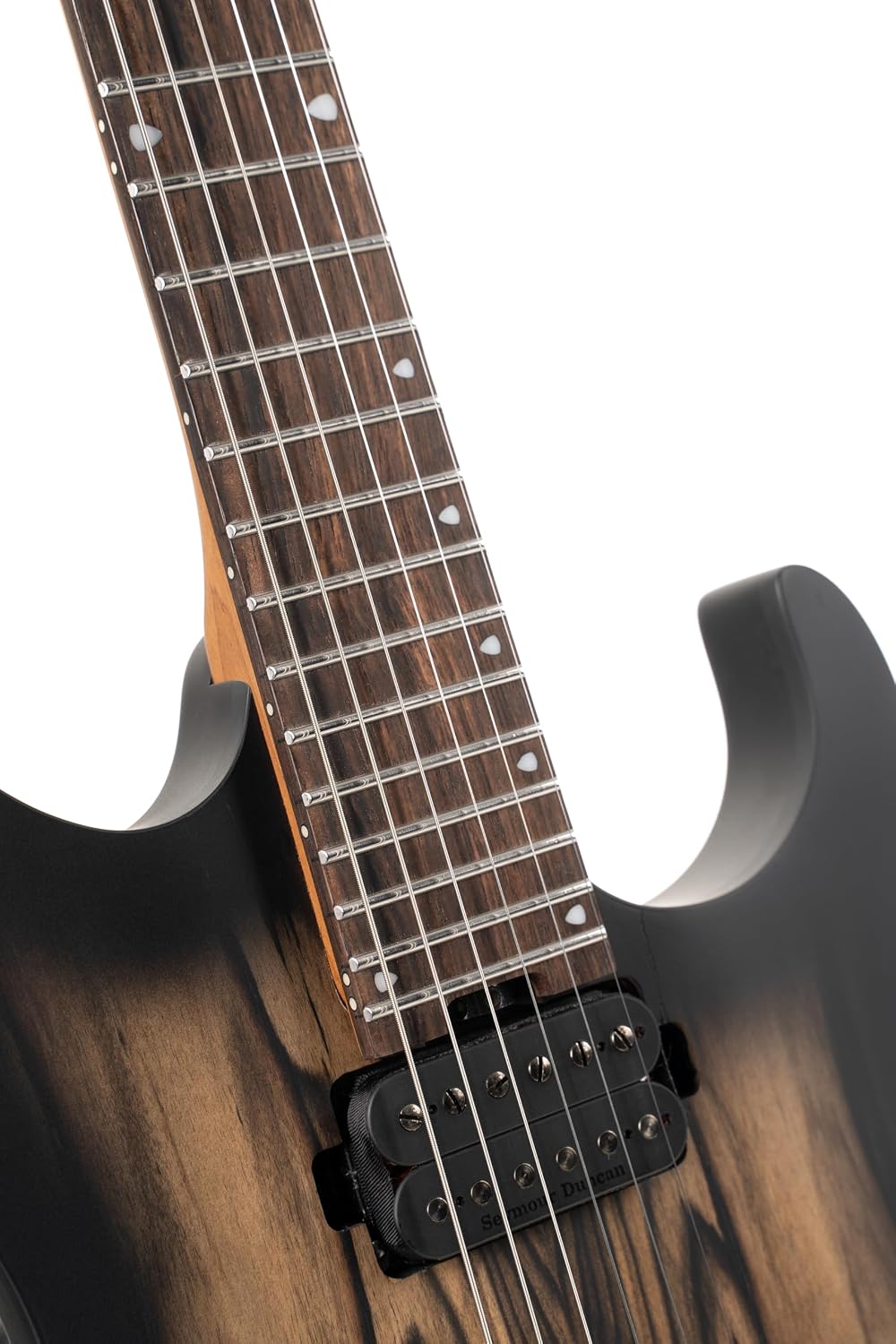 Cort KX500 6-String Pale Moon Electric Guitar, Natural Black Burst
