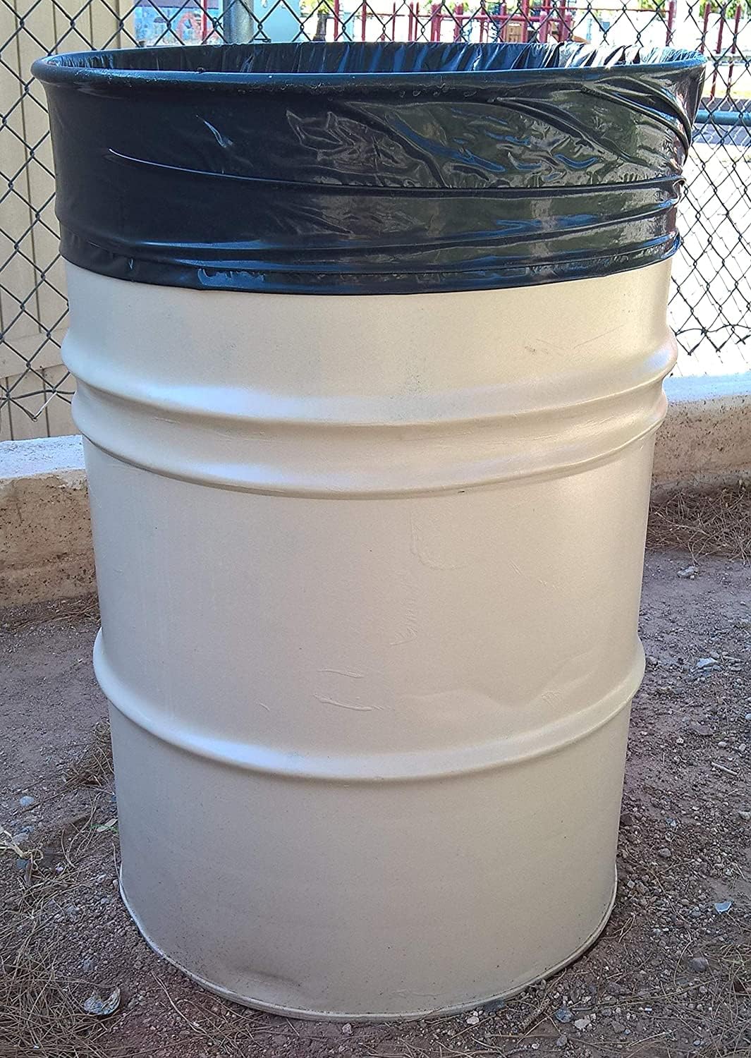 Aluf Plastics Heavy Duty 55 Gallon Trash Bags 1.5 MIL equivalent Industrial Strength Plastic 35' x 55' for 50-55 Gal Cans -Fits Toter,Carlislie Bronco (1 Pallet of 140 Cases, 7000 Count Total)