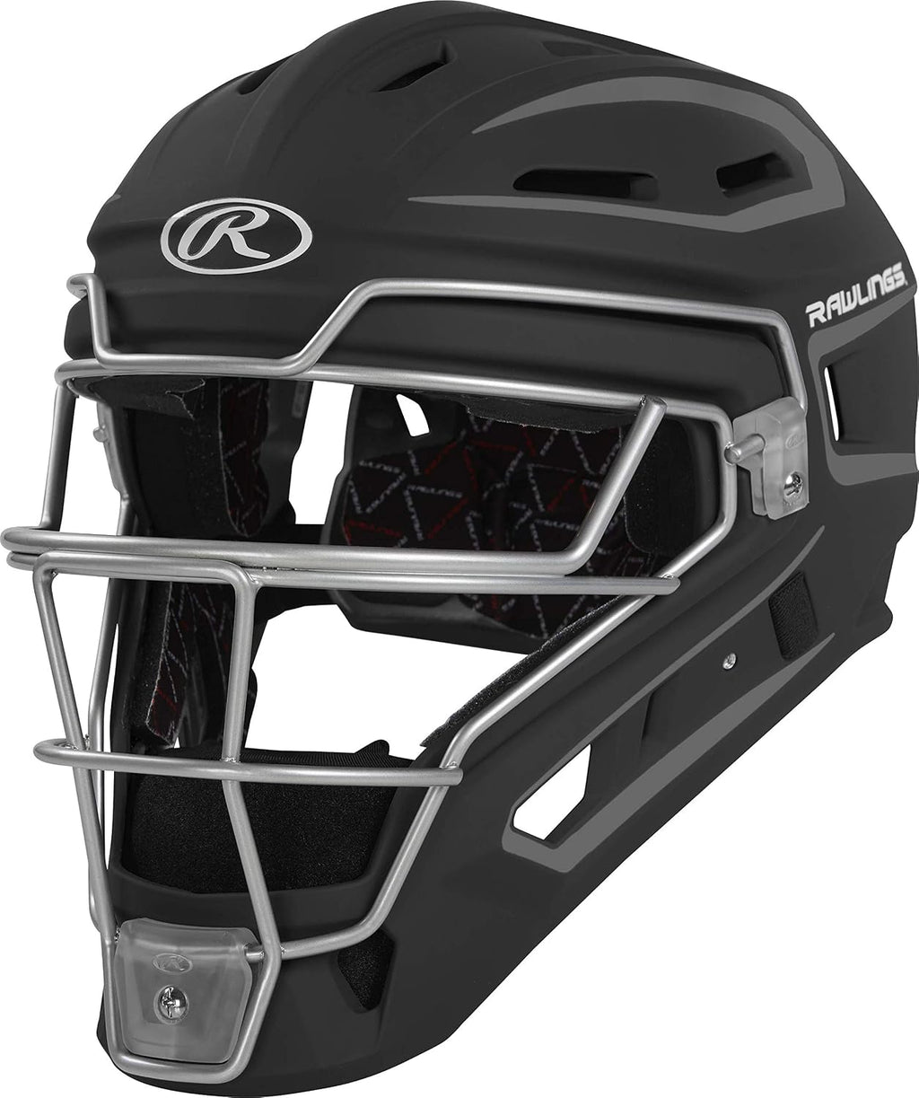 Rawlings | Velo 2.0 Catcher's Helmet | Baseball | Junior & Senior Sizing | Multiple Colors