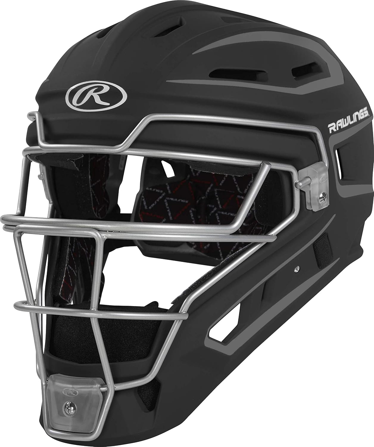 Rawlings | Velo 2.0 Catcher's Helmet | Baseball | Junior & Senior Sizing | Multiple Colors