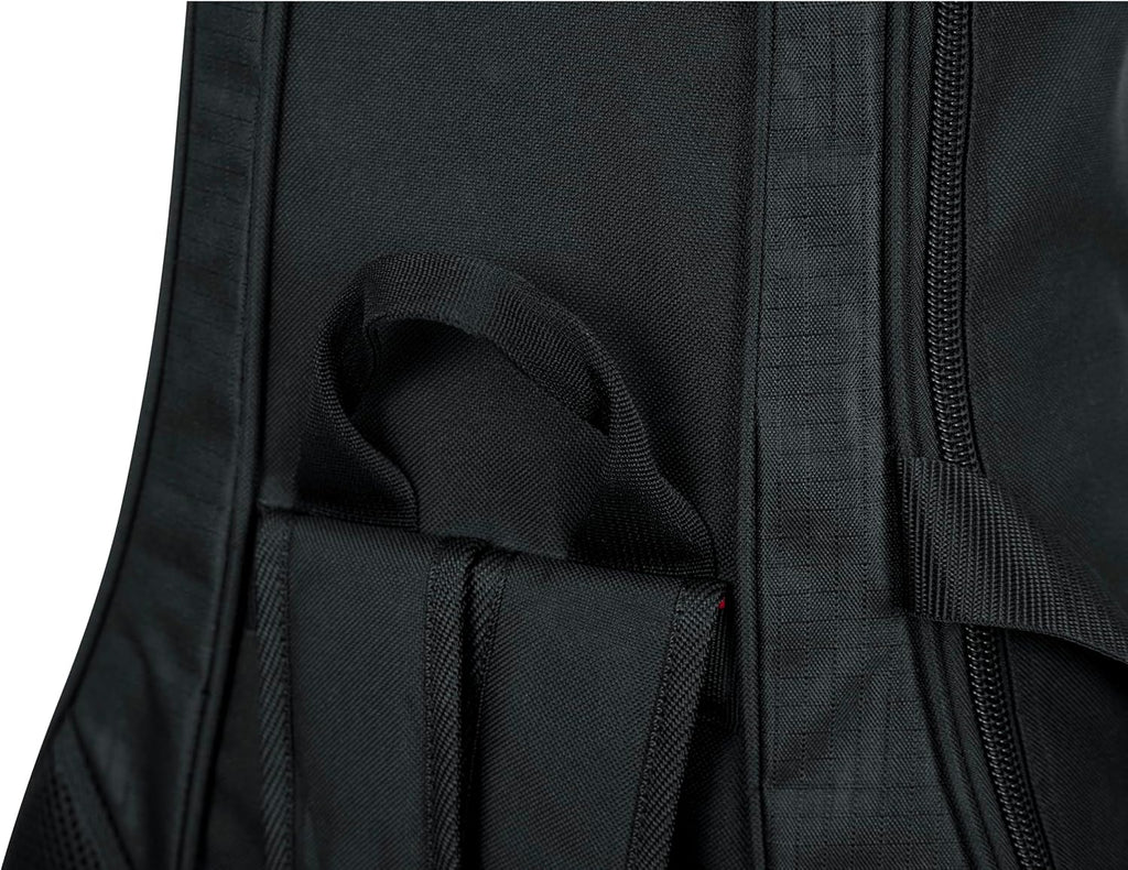 Gator Cases 4G-MiZone Series Gig Bag For Two Guitars with Adjustable Backpack Straps, Fits a Single Acoustic and a Single Electric Guitar (GB-4G-ACOUELECT)