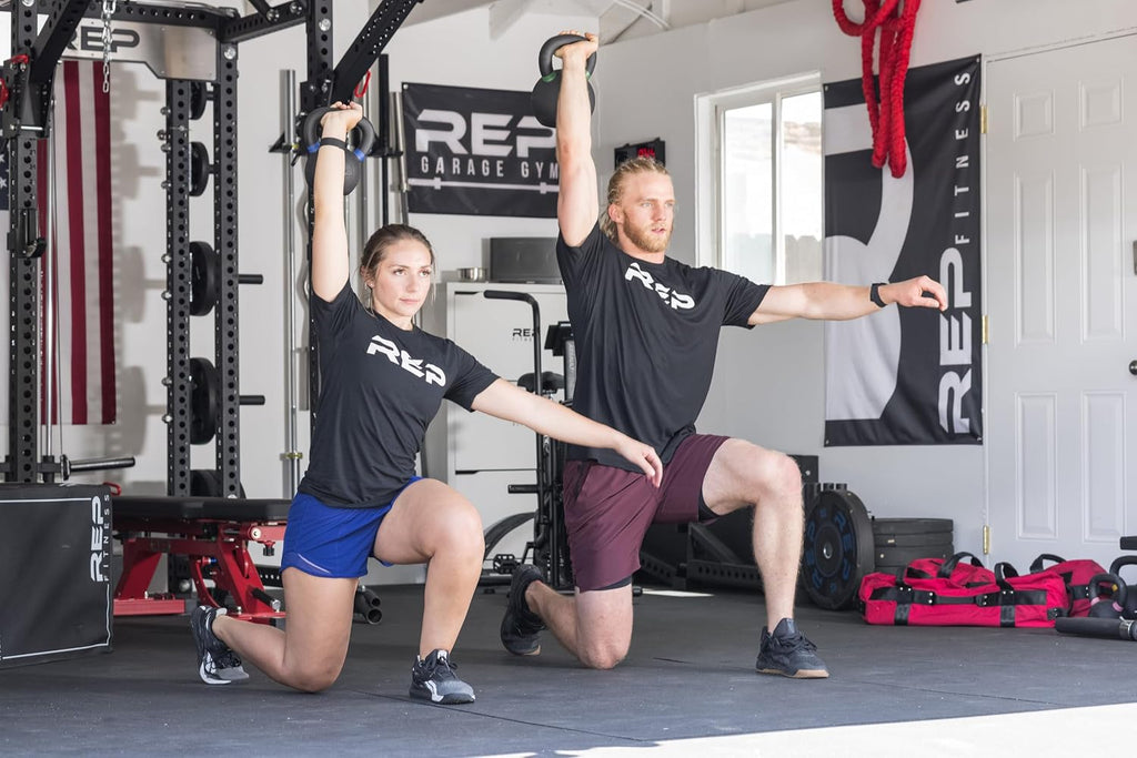 REP FITNESS Kettlebells for Strength and Conditioning, Fitness, and Cross-Training - LB and KG Markings