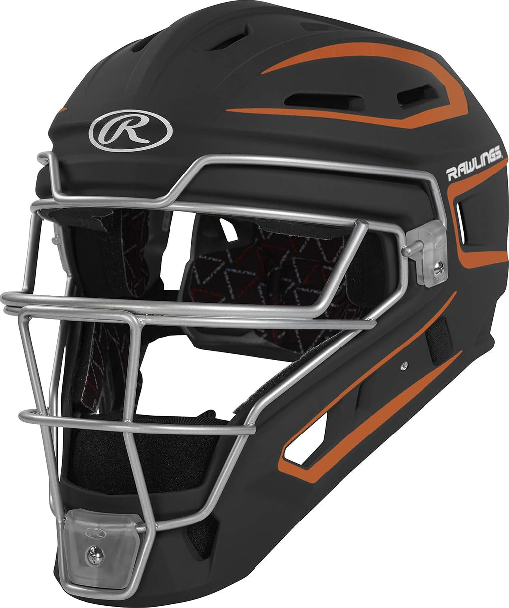 Rawlings | Velo 2.0 Catcher's Helmet | Baseball | Junior & Senior Sizing | Multiple Colors