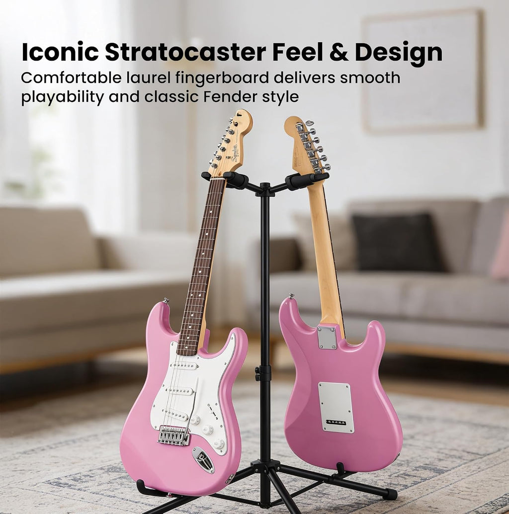 Fender Squier Stratocaster - Flash Pink