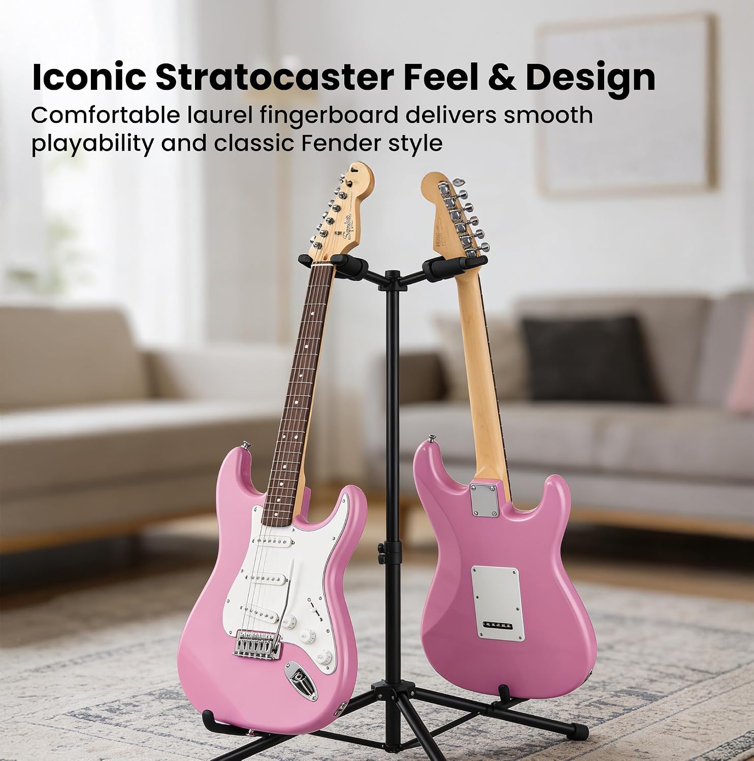 Fender Squier Stratocaster - Flash Pink
