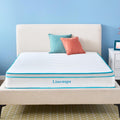 Linenspa 10 Inch Memory Foam and Spring Hybrid Mattress - Medium Feel - Bed in a Box - Quality Comfort and Adaptive Support - Breathable - Cooling - Perfect for a Guest Bedroom - Full Size