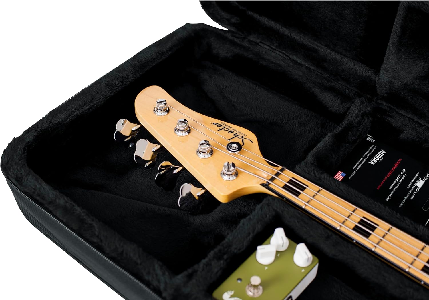 Gator Cases Lightweight Polyfoam Guitar Case for Electric Bass Guitars; (GL-BASS)