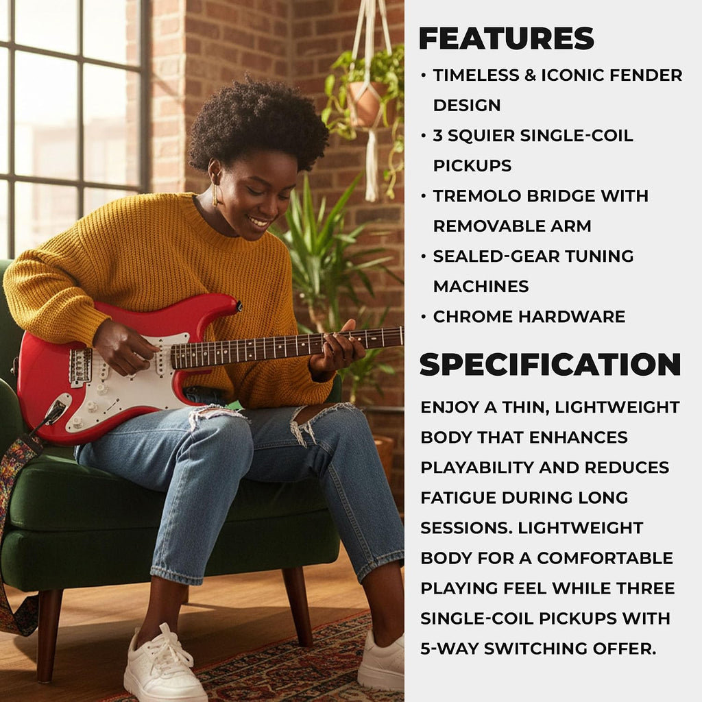 Fender Squier Stratocaster - Torino Red