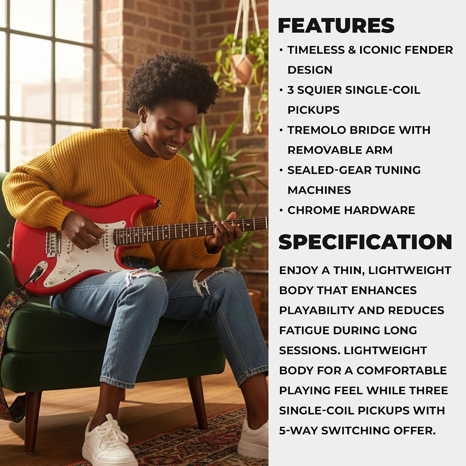 Fender Squier Stratocaster - Torino Red