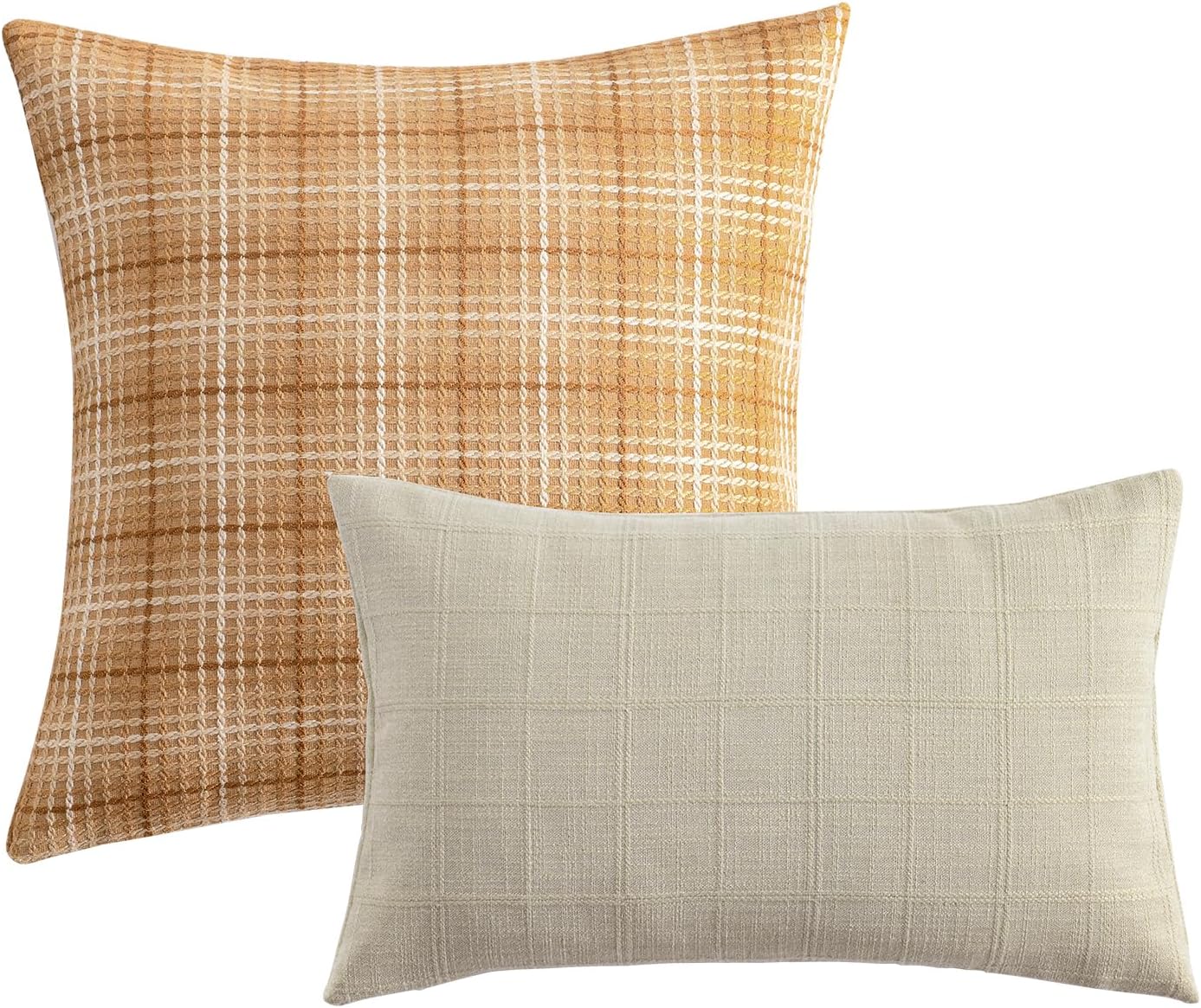 KALOOLA 100% Cotton 5-Pieces Quilt Set King Size, All Season Lightweight Quilted Bedspread with 2 Shams 2 Decorative Pillow Covers, Farmhouse Bedding Coverlet for King Bed, Beige/Cream/Brown