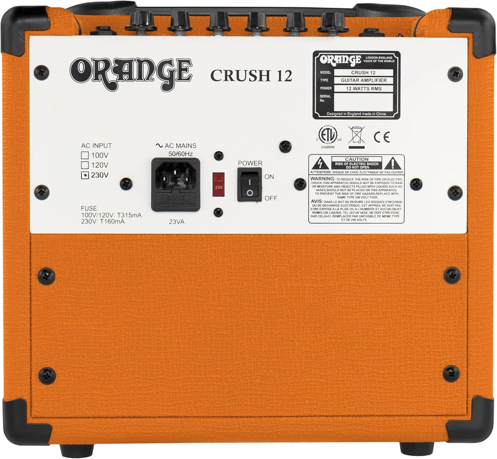 Orange Crush 12 12W 6' Guitar Amplifier and Speaker Combo,