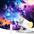 3D Galaxy Projector with 60+ HD Space Themes, Bluetooth Speaker, Remote & Timer - Night Light for Bedroom Decor, Kids Room, Birthday Gifts for Adults, Boys and Girls