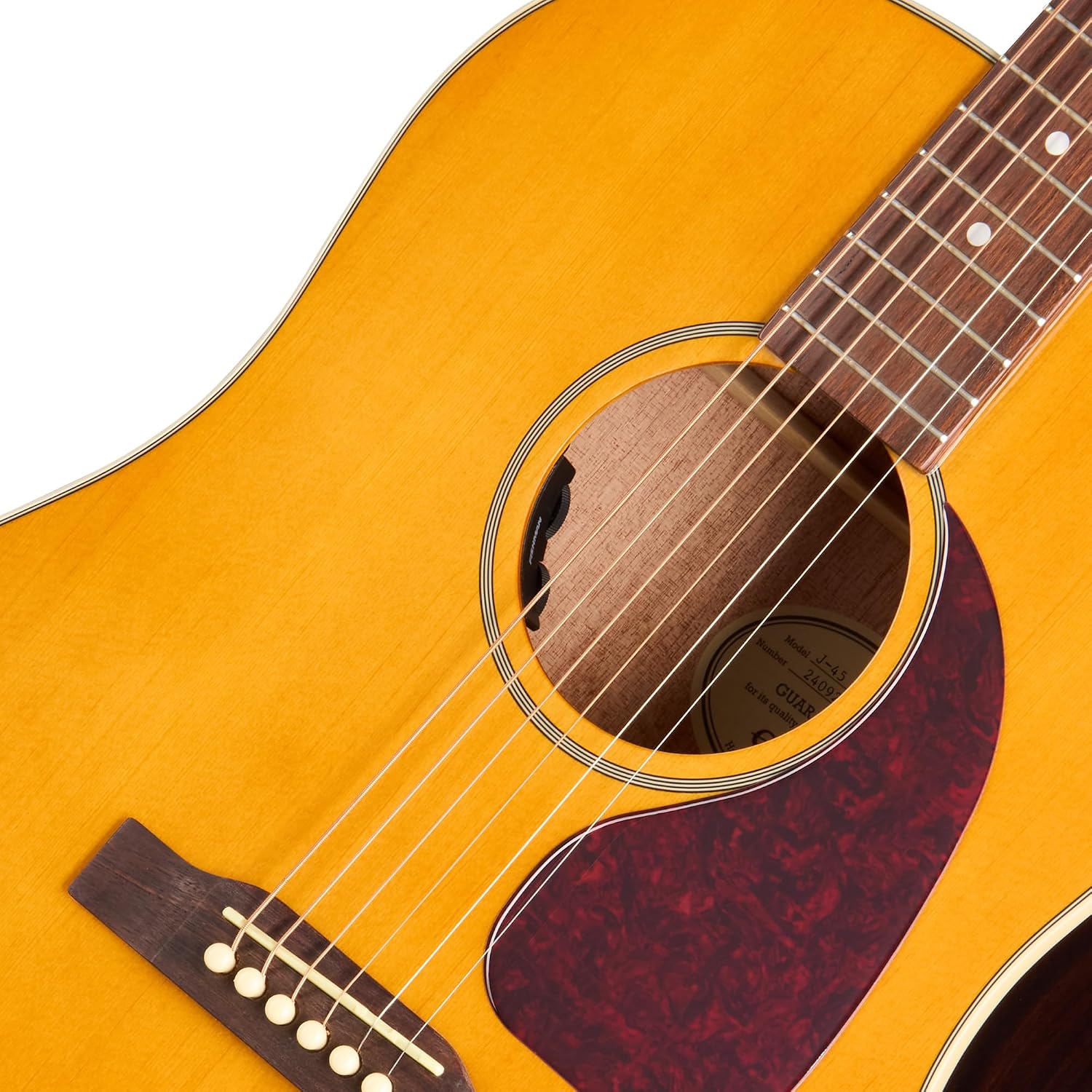 Epiphone J-45 Studio Acoustic Electric, Natural with Bag