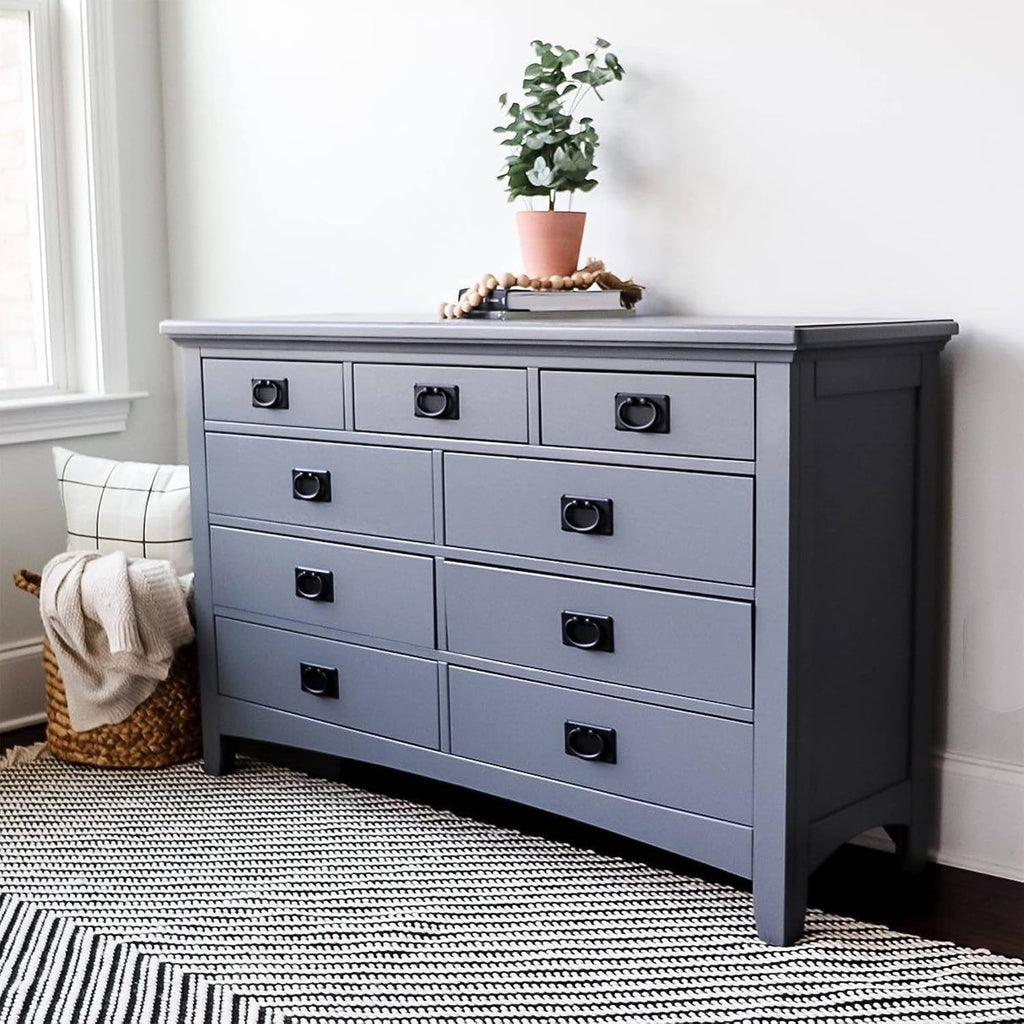 Beyond Paint Furniture, Cabinets and More All-in-one Refinishing Paint Gallon, No Stripping, Sanding or Priming Needed, Pewter