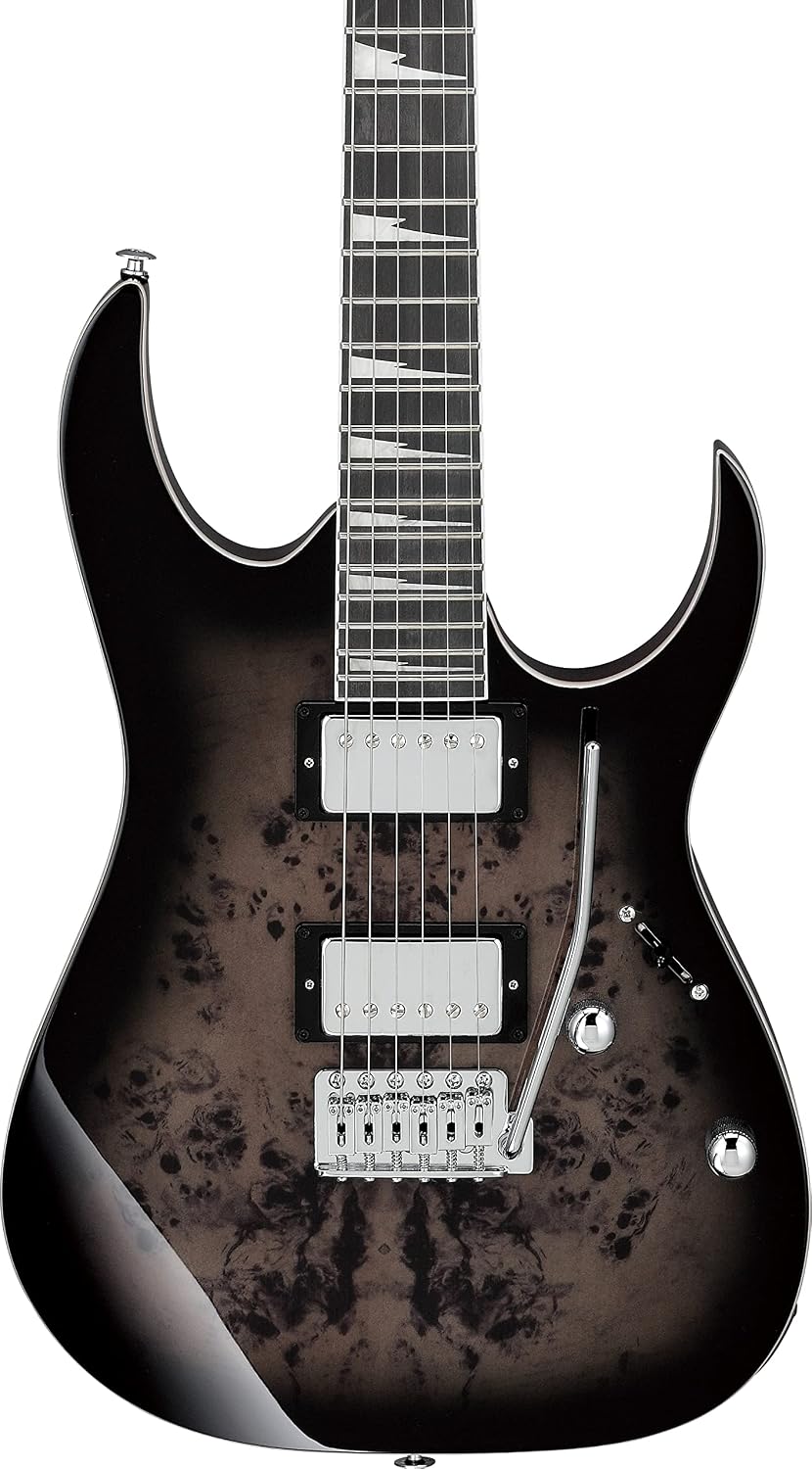 Ibanez GIO GRG220PA1 Electric Guitar - Brown Black Burst