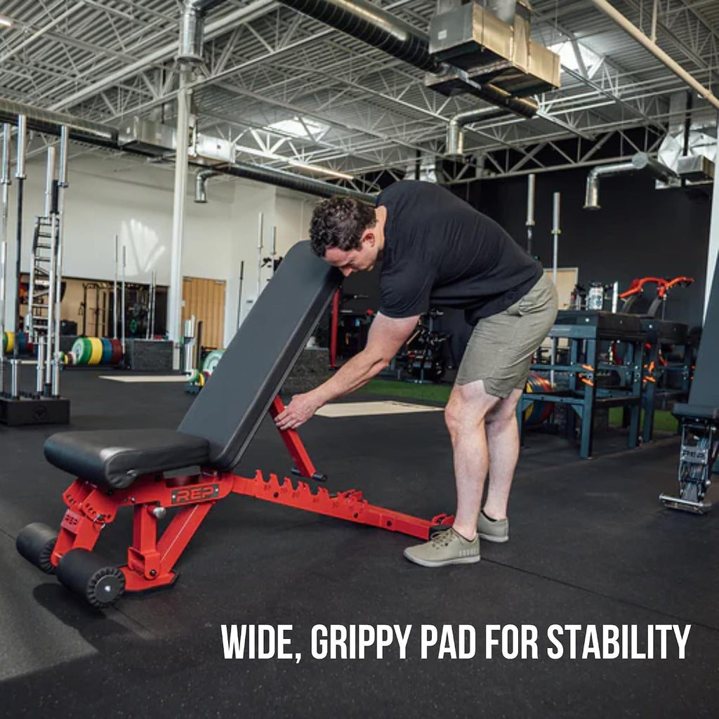 Rep Fitness Adjustable Bench – AB-3000 FID – Flat/Incline/Decline