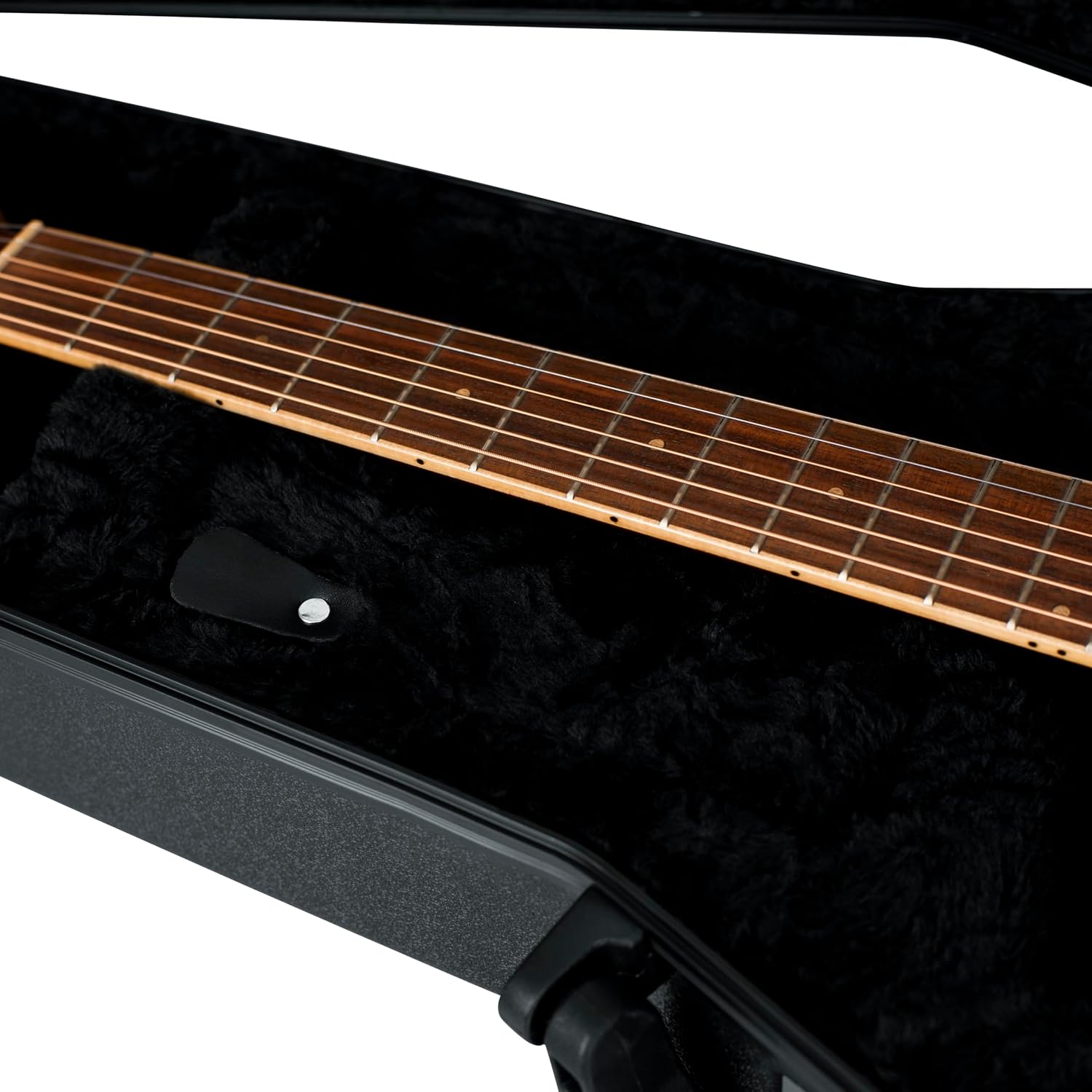 Gator Cases Molded Flight Case For Acoustic Dreadnought Guitars With TSA Approved Locking Latches, (GTSA-GTRDREAD)