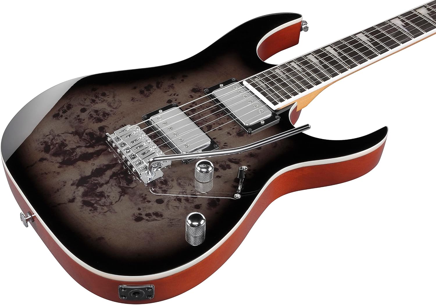 Ibanez GIO GRG220PA1 Electric Guitar - Brown Black Burst