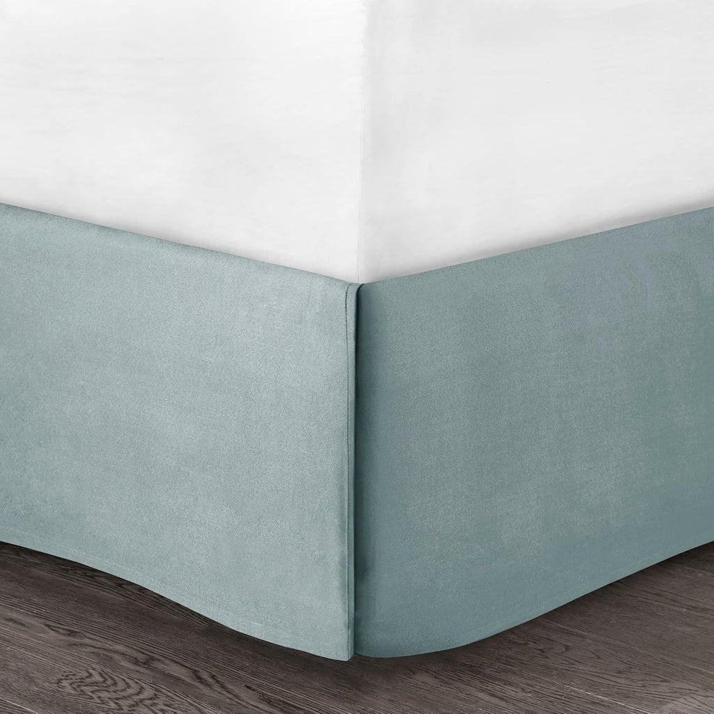 Harbor House Cotton Comforter Set - Coastal Oceanic Sealife Design, All Season Down Alternative Bedding with Matching Shams, Bedskirt, Maya Bay, Seafoam Blue King(108'x96') 4 Piece