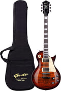 Grote Electric Guitar Solid Body LPYS-006 Maple Neck, Stainless Steel Frets, Ideal for All Levels, with Gigbag(VS)