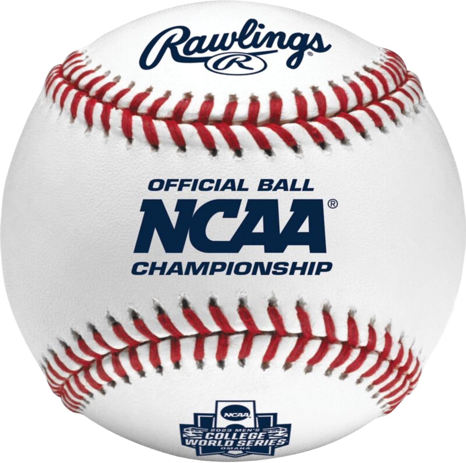Rawlings | FLAT SEAM NCAA Collegiate League Baseballs | FSR1NCAA | 12 Count