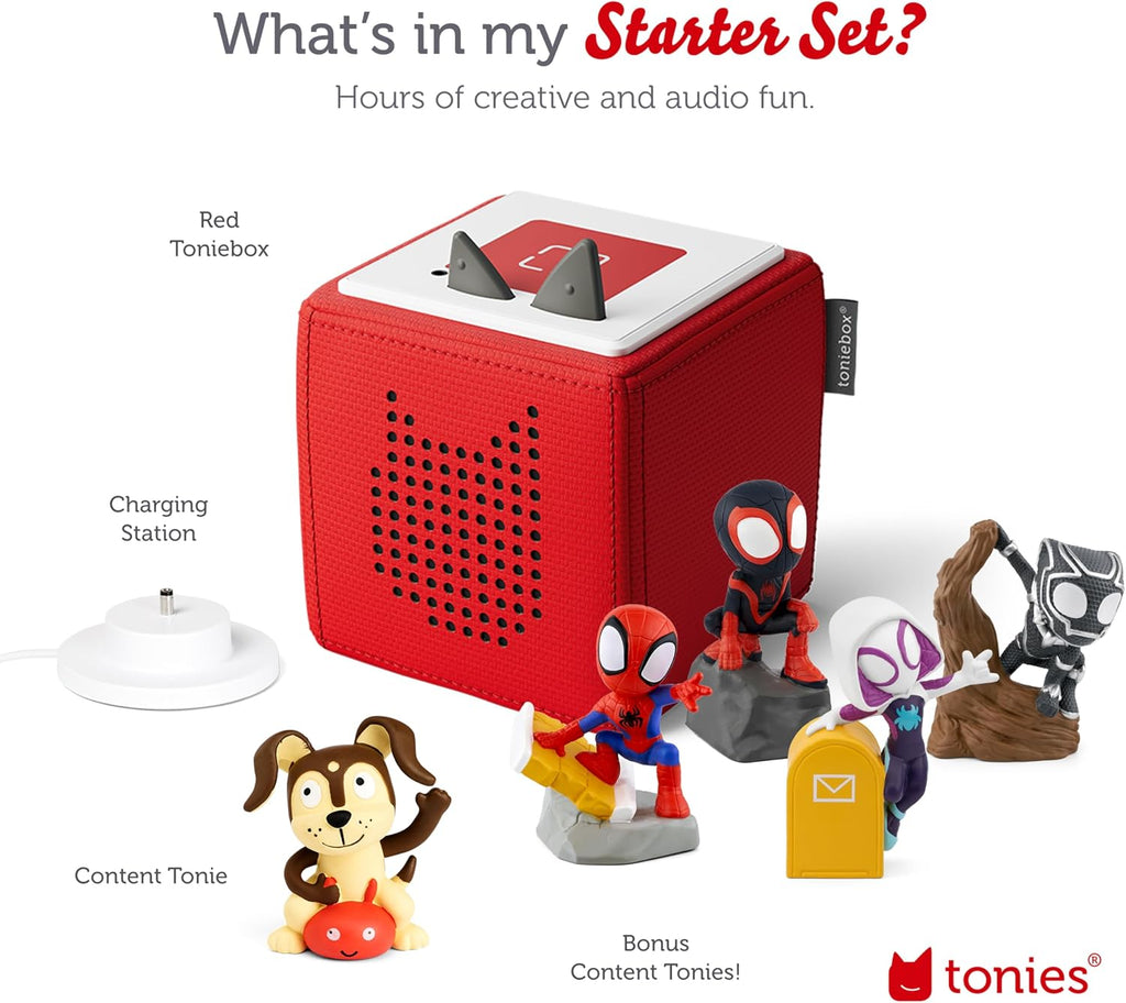 Toniebox 1 Spidey & Friends Bundle - Red [Discontinued]