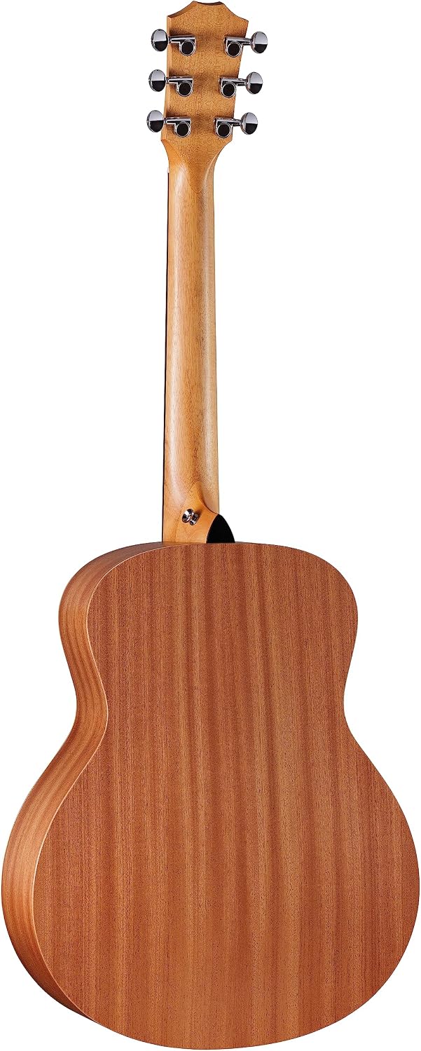 Taylor GS Mini Sapele Acoustic Guitar – Compact Travel Guitar, Solid Top with Layered Sapele Back & Sides, Warm Tone for Practice, Travel & Everyday Playing