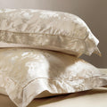 LILYSILK 1PC 100% Silk Pillowcase for Hair and Skin Silk Both Sides Terse Envelope Pillow Cases with Lily Jacquard Anti-Aging and Hair Loss, Gravel Gold Queen