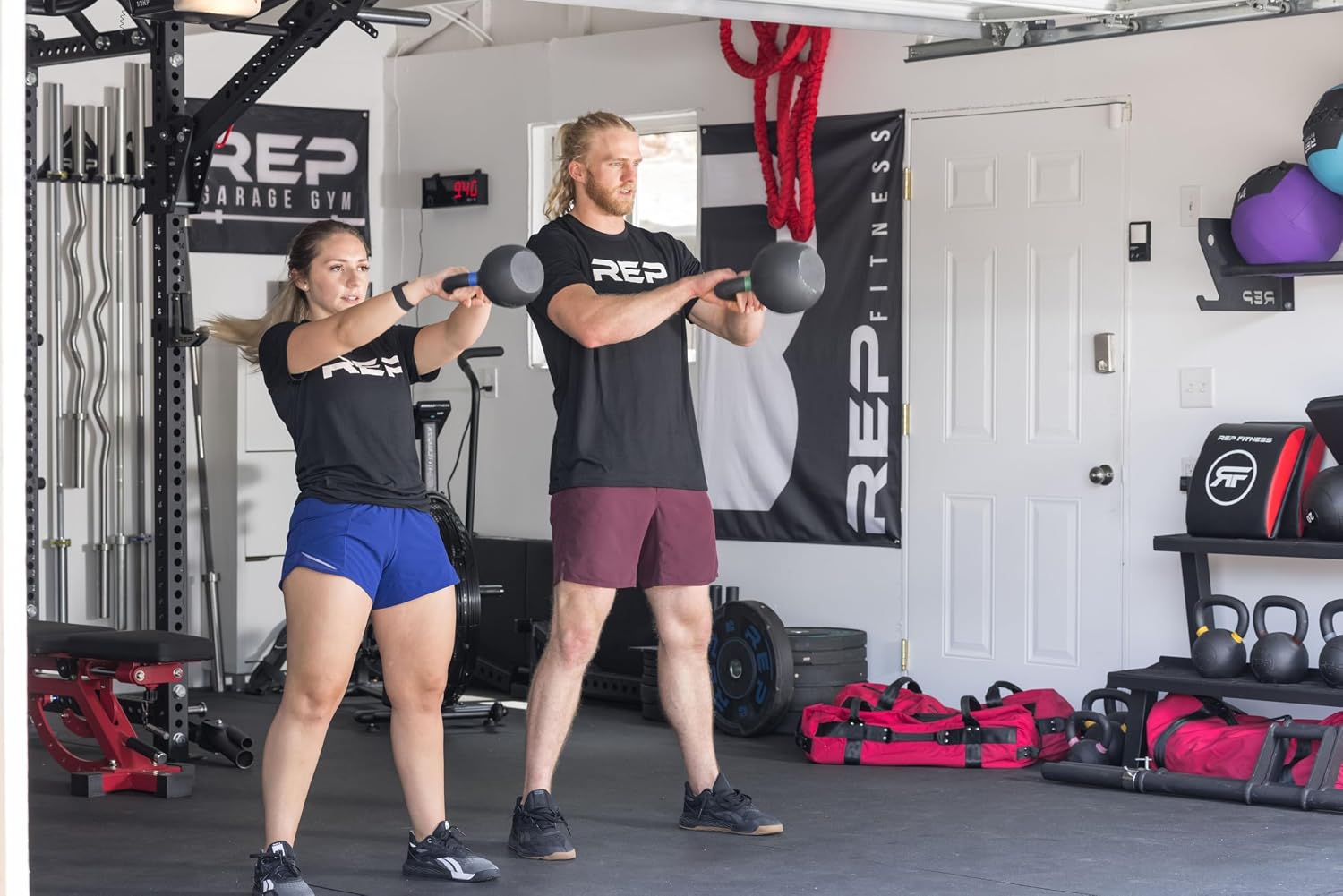REP FITNESS Kettlebells for Strength and Conditioning, Fitness, and Cross-Training - LB and KG Markings
