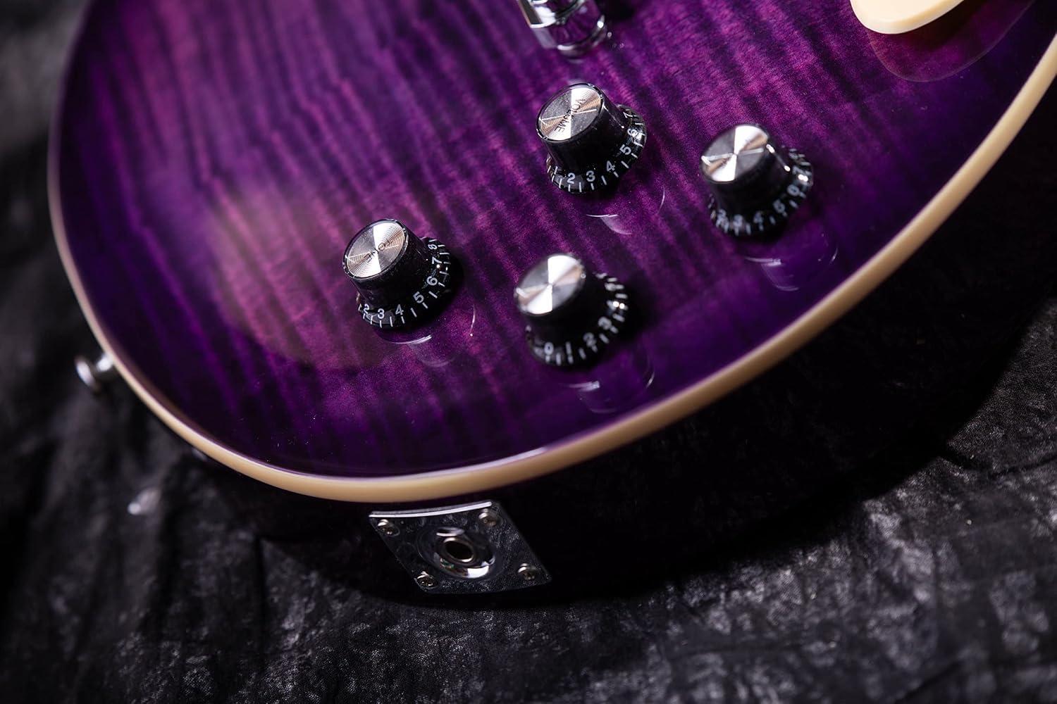 GROTE Guitar Solid Body Electric Guitar with Gigbag LPYS-006 (Purple)