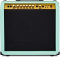 LyxPro 60 Watt Electric Guitar Amplifier | Combo Solid State Studio & Stage Amp with 10' 4-Ohm Speaker, Custom EQ Controls, Drive, Delay, ¼' Passive/Active/Mic Inputs, Aux In & Headphone Jack - Green