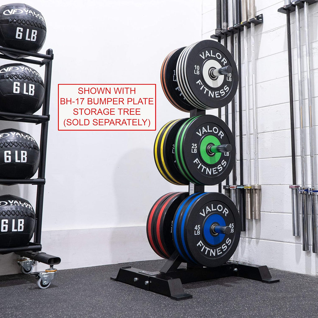 Valor Fitness Olympic Bumper Plate Pro - Weight Plates - Lifting Strength Conditioning Cross Training Workouts – Sold in Singles, Pairs, Sets - Workout Equipment