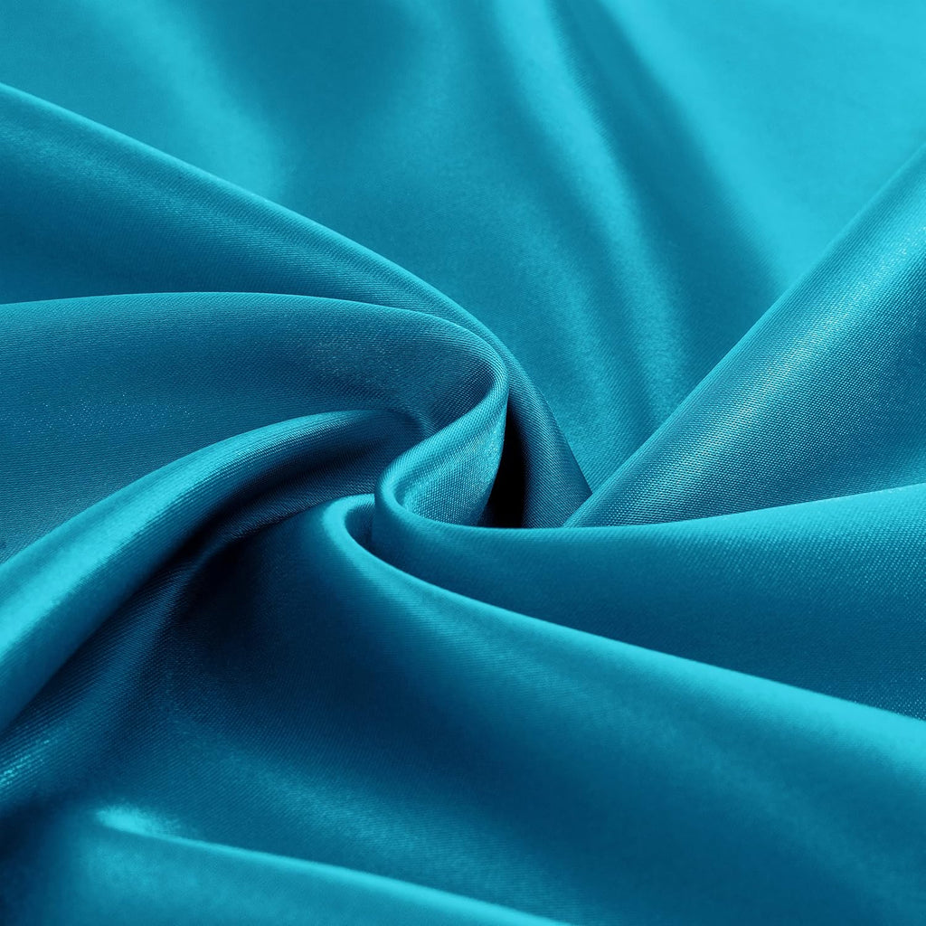 16 Momme 100% Mulberry Silk Bedding Set Twin XL Size 4-Piece Luxury (2 Pillowcases, 1 Fitted Sheet, 1 Flat Sheet) - 6A Grade Natural Silk Fits 22-25' Deep Pocket (Solid, Turquoise)