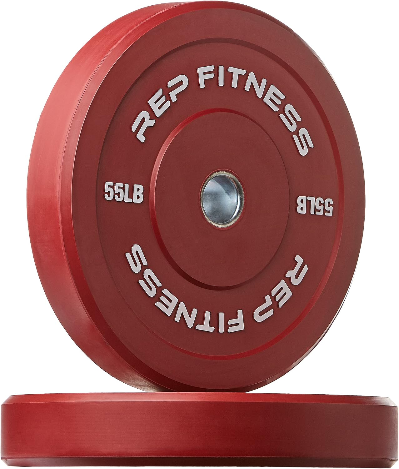 REP Color Bumper Plates LB Olympic Barbell Weights – Rubber Training Discs for Home Gym Strength Lifting, Low Bounce Durable, Weight Pairs & Sets 10 15 25 35 45 Pound Options