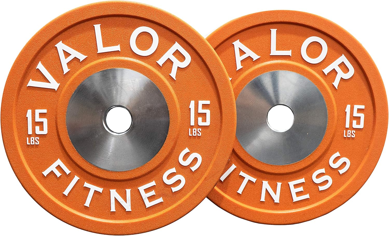 Valor Fitness BPPU Poly Urethane Bumper Plates for Cross Training, Olympic Weight Lifting, and Power Lifting - Color Coded, Multiple Weight Plates Options Available